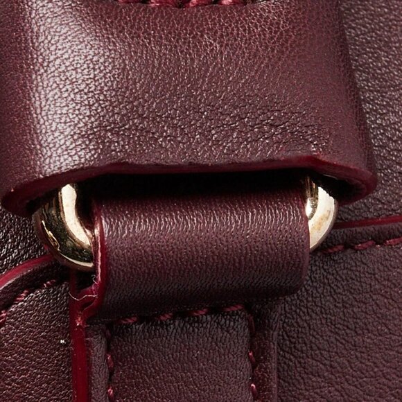 Givenchy Burgundy/Beige Leather Pandora Pure Small Bag - Picture 4 of 12